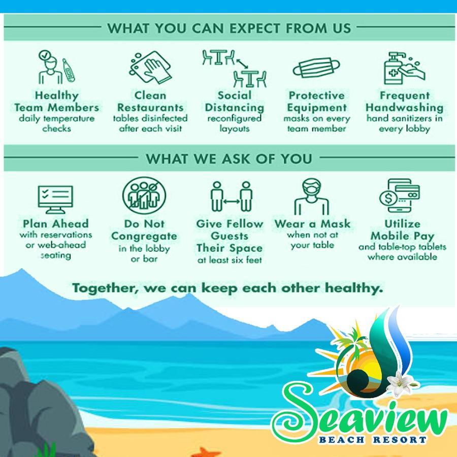 Seaview Beach Resort Sibulan Bagian luar foto